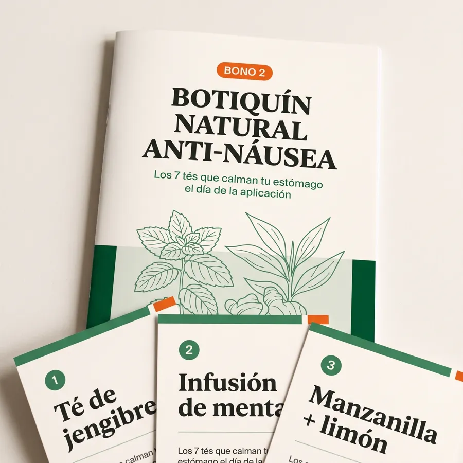 Bono 2: Botiquín Natural Anti-Náusea, cuadernillo de 7 tés con tarjetas de infusiones